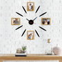 Wallity ACS04 Reloj de pared decorativo Multicolor con diseño de juego de barras